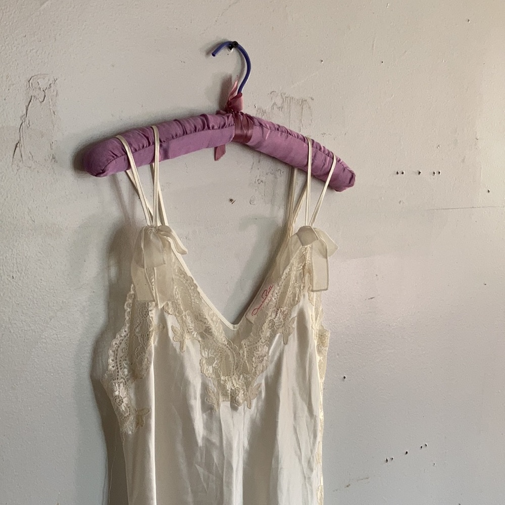 White romantic nightgown